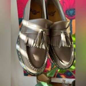 Dr. Martens Olive Green Adrian Tassel Loafers Oxfords - Leather - Like New!